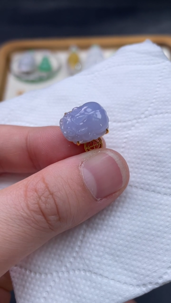 【闪购商品】翡翠戒指18K金镶嵌25..........