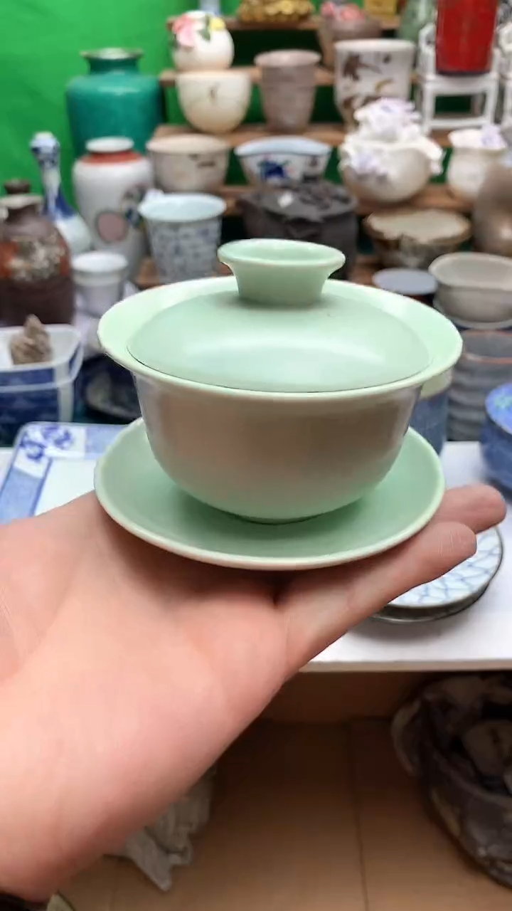 【闪购商品】盖碗海外回流瓷器