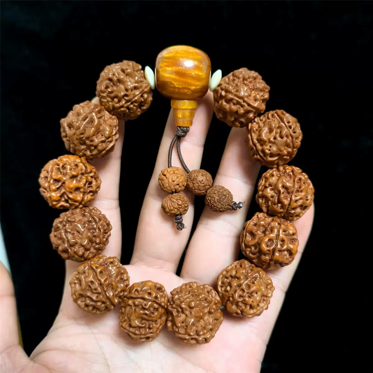 天然文玩大金刚菩提文玩手串fs-237