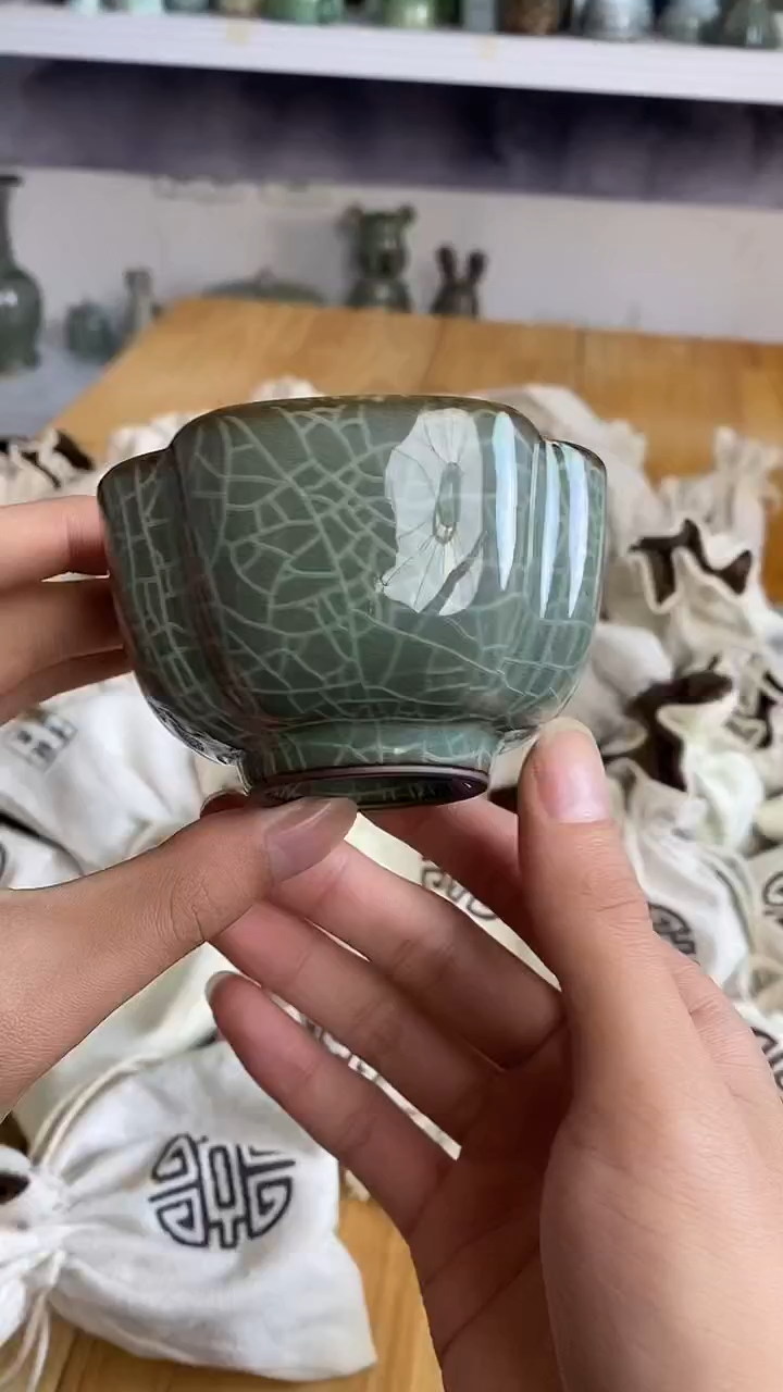  【山隐青瓷】气烧杯子全品       