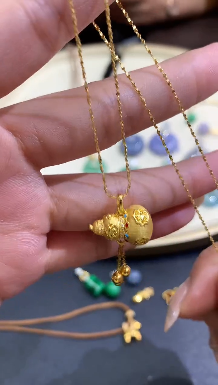 吊坠(不含链)18K金A279|多样性发货一件|980