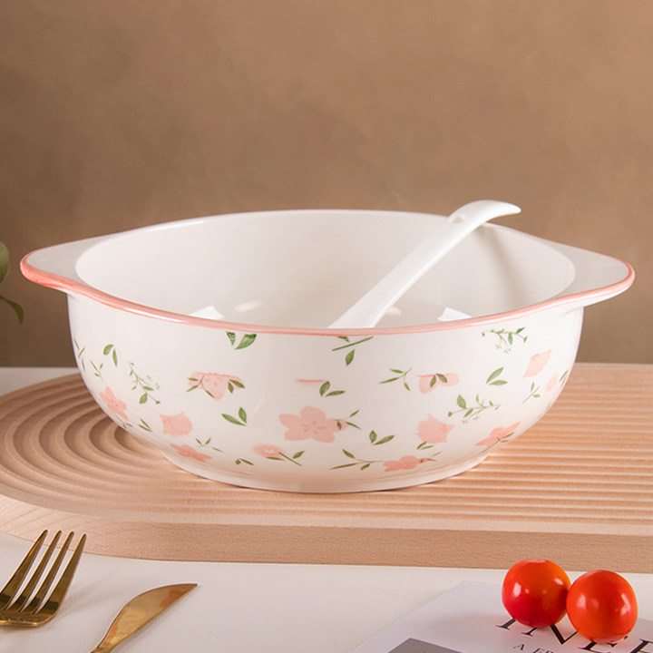 十里桃花双耳wan+勺 破损联系客服