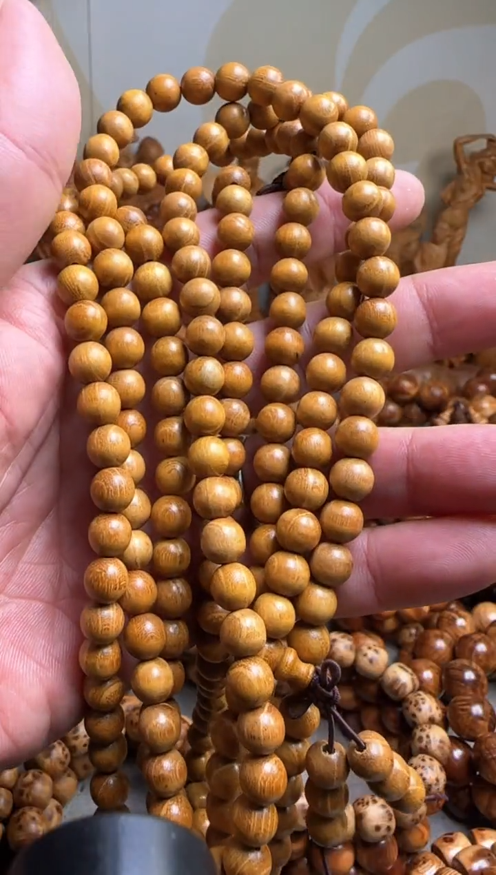 【闪购商品】破布木（黄金檀）手串/手链黄金檀108x0.8
