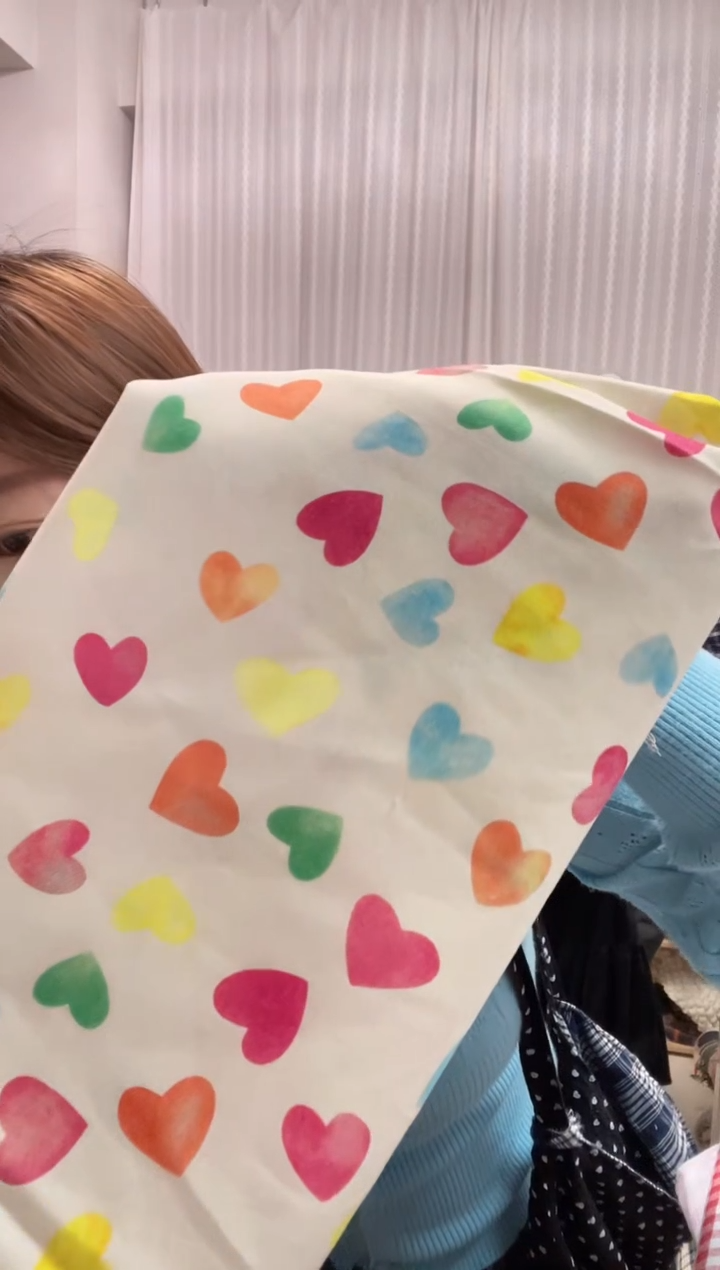 棉比心 ~  2米彩色爱心纯棉布~