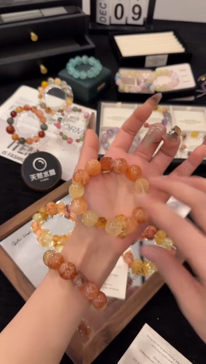 未镶嵌手链水晶金榜题名x3101