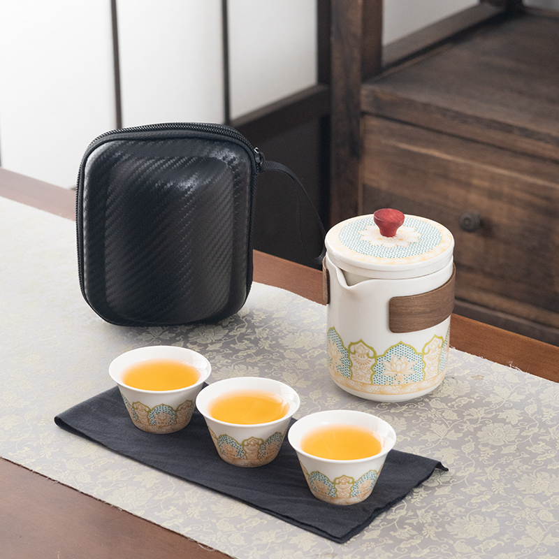 KK0222-宝相花旅行茶具CYX-B
