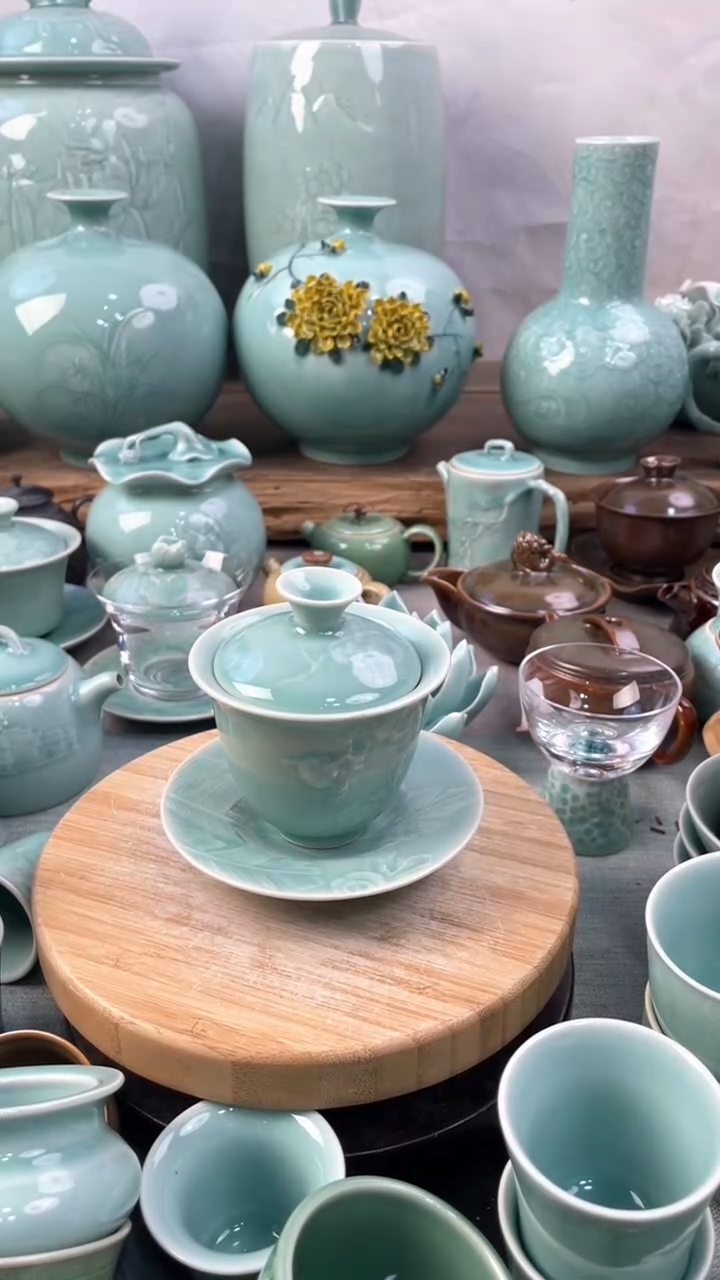 【闪购商品】特价 微瑕 慧仙青瓷