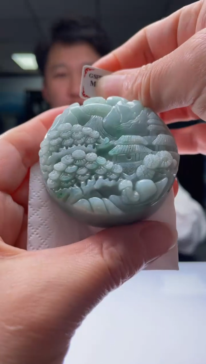 【闪购商品】翡翠吊坠(不含链)未镶嵌WY0213040(多样性发其一)