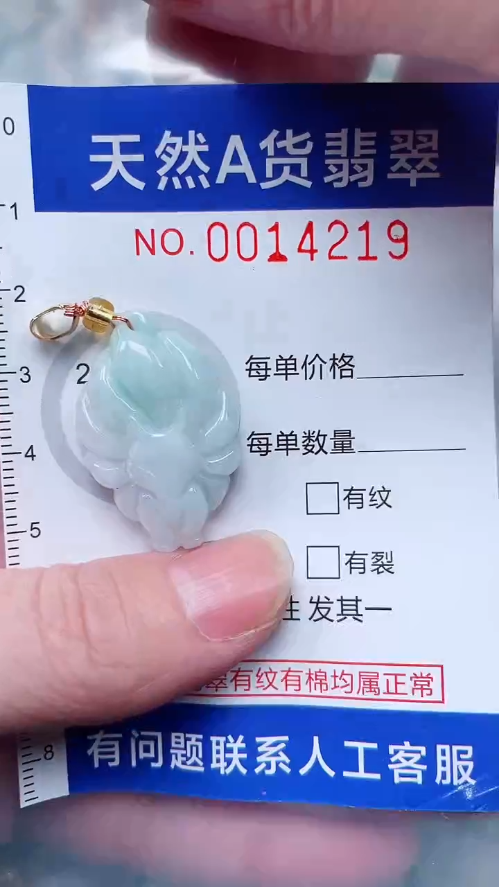 翡翠未镶嵌吊坠(不含链)1