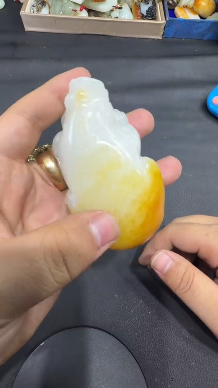 颈饰未镶嵌和田玉肉*龙7