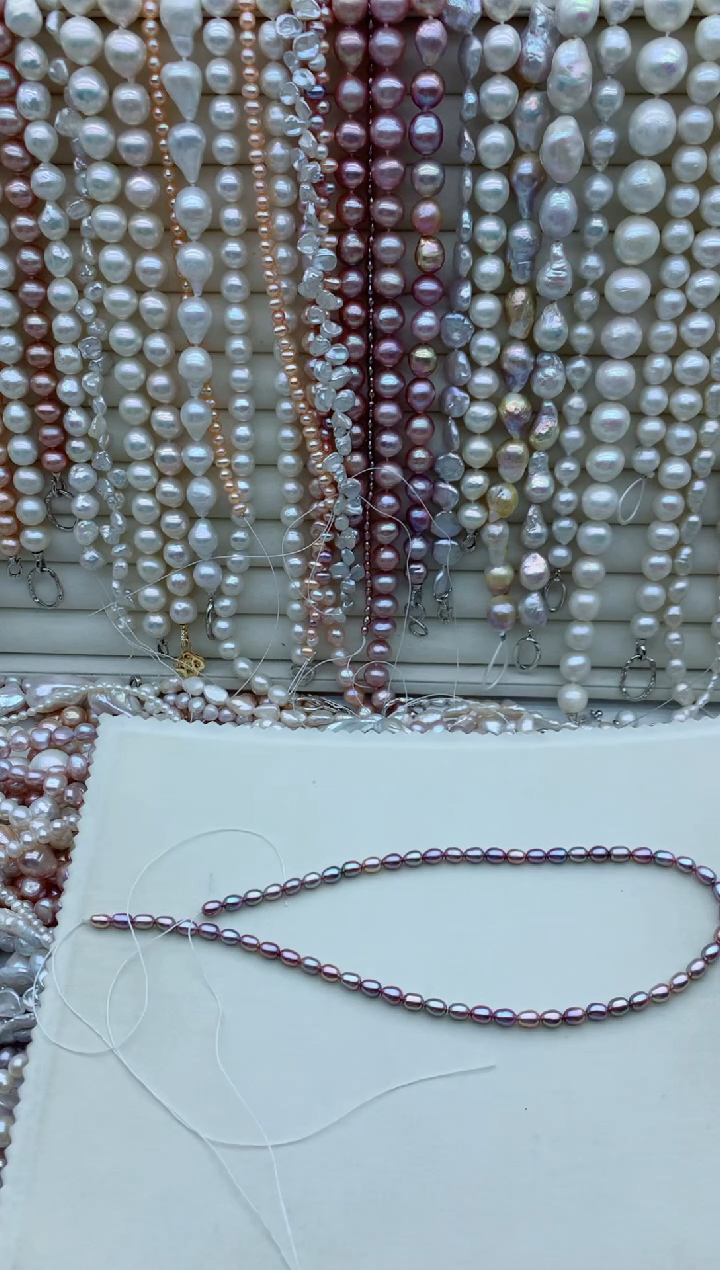 淡水珍珠银S925镶嵌颈饰薯****?xl