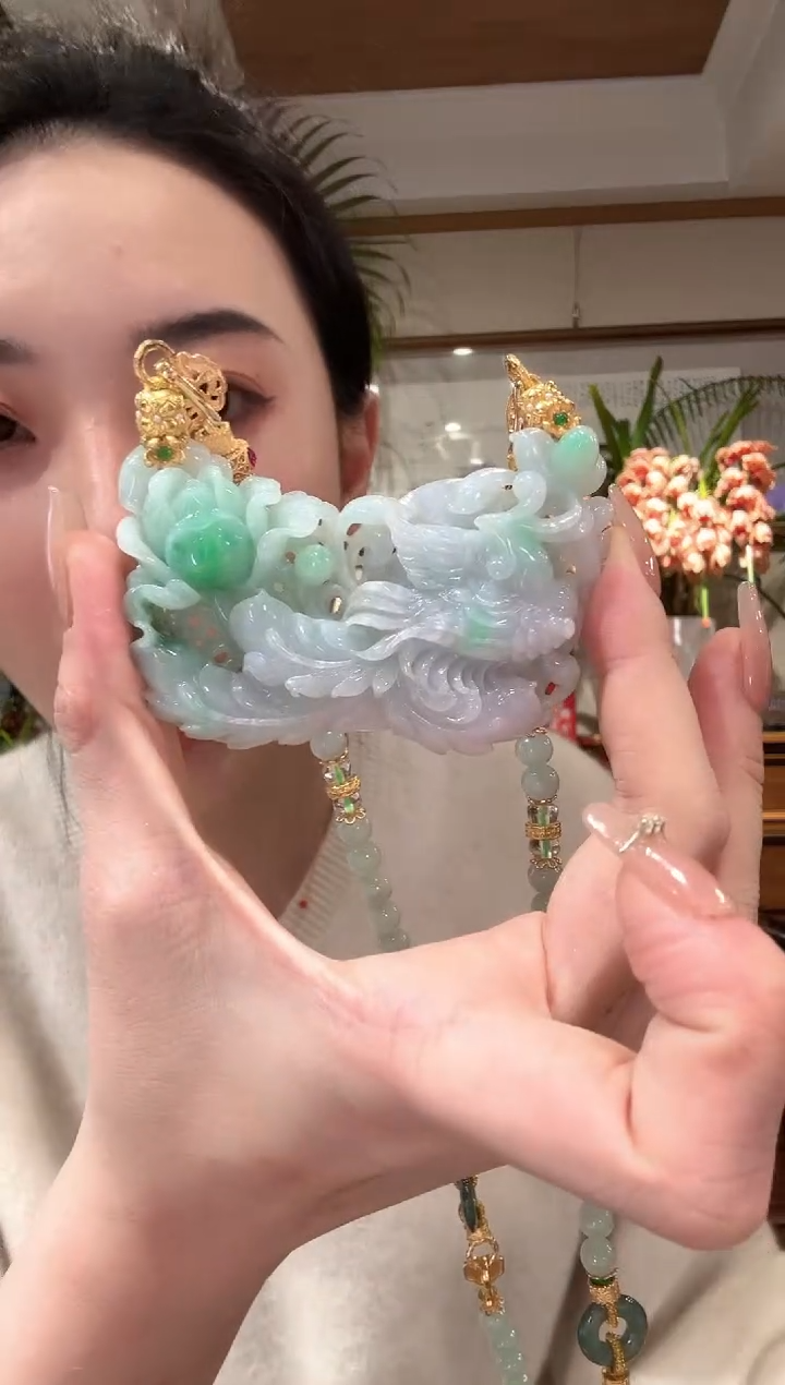 【闪购商品】翡翠颈饰未镶嵌国风