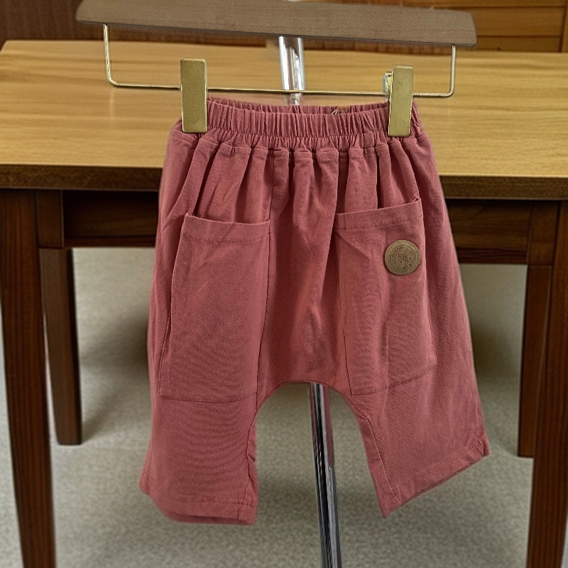 D112夏季男女童透气弹力宽松短裤