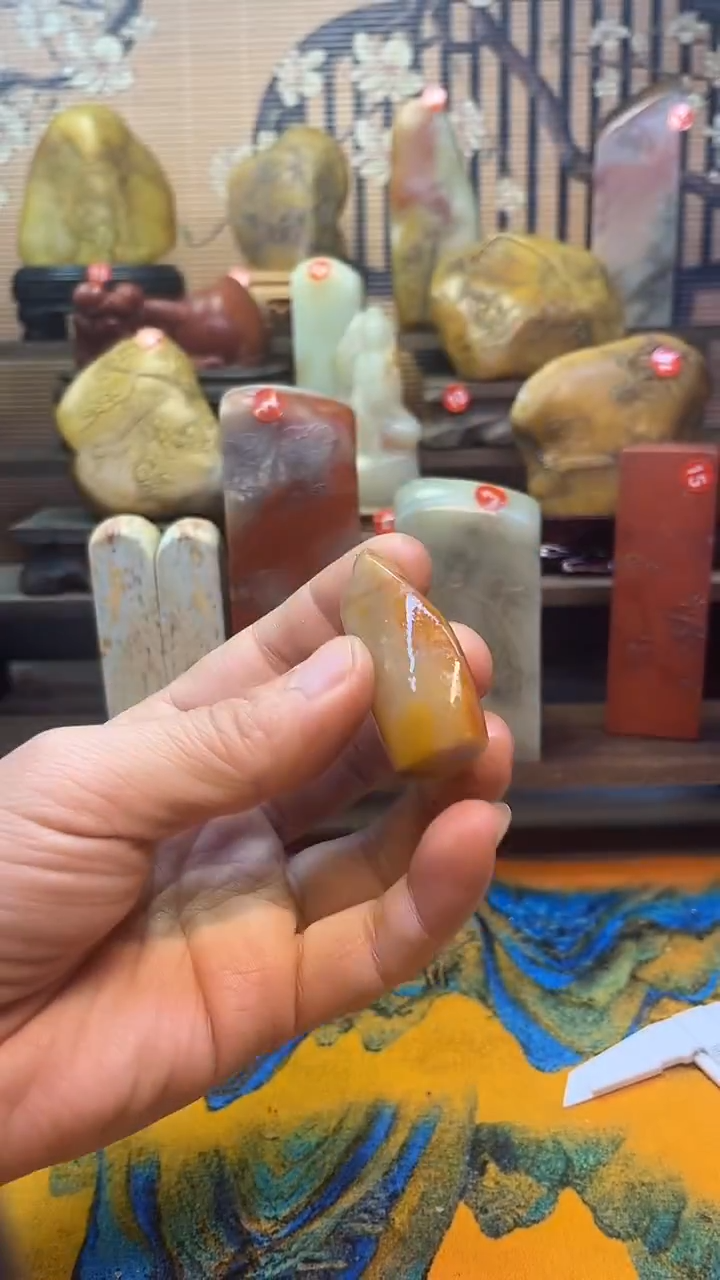 寿山石印石往****）寿山石田料溪蛋