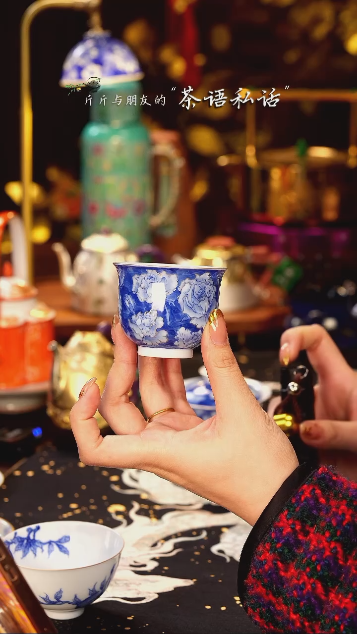 【闪购商品】赋春寻隐   青花   花卉   单杯