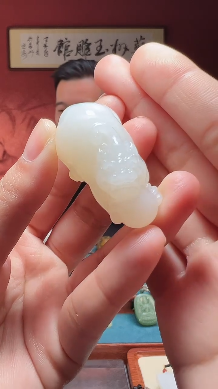 吊坠(不含链)未镶嵌和田玉55