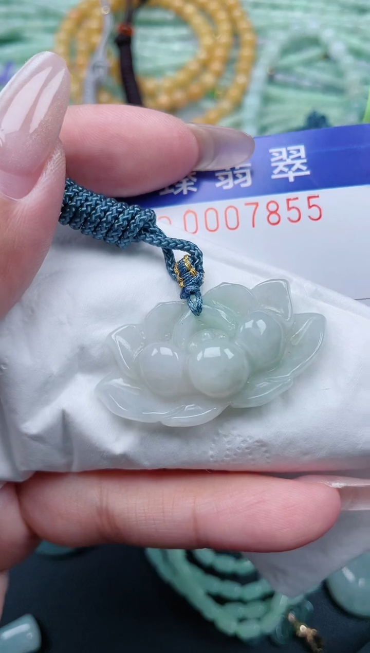 翡翠未镶嵌颈饰.0007855