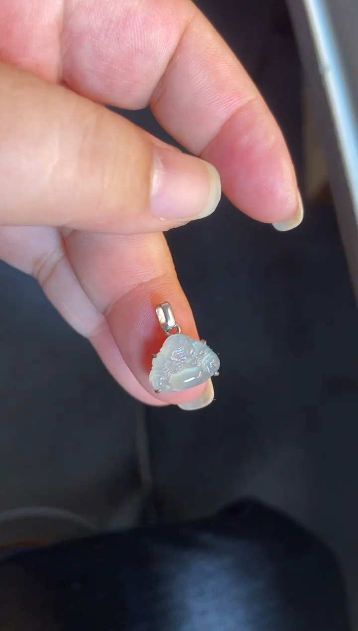 吊坠(不含链)银S925镶嵌翡翠1