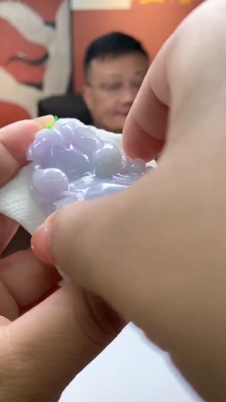 【闪购商品】定制翡翠未镶嵌1072xx-毛货挂件2