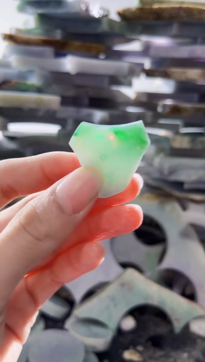 裸石翡翠缅甸翡翠A货陈238