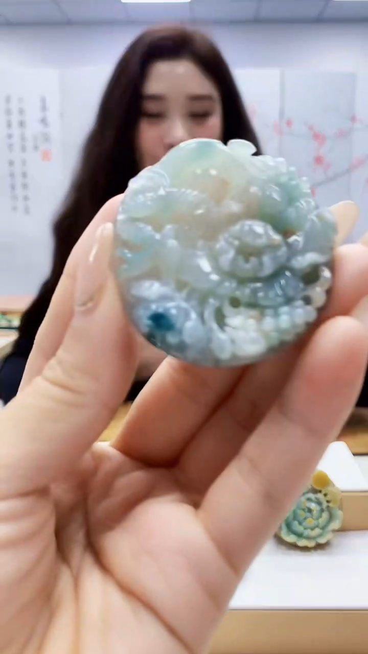 未镶嵌定制翡翠4829ty-毛货挂件79