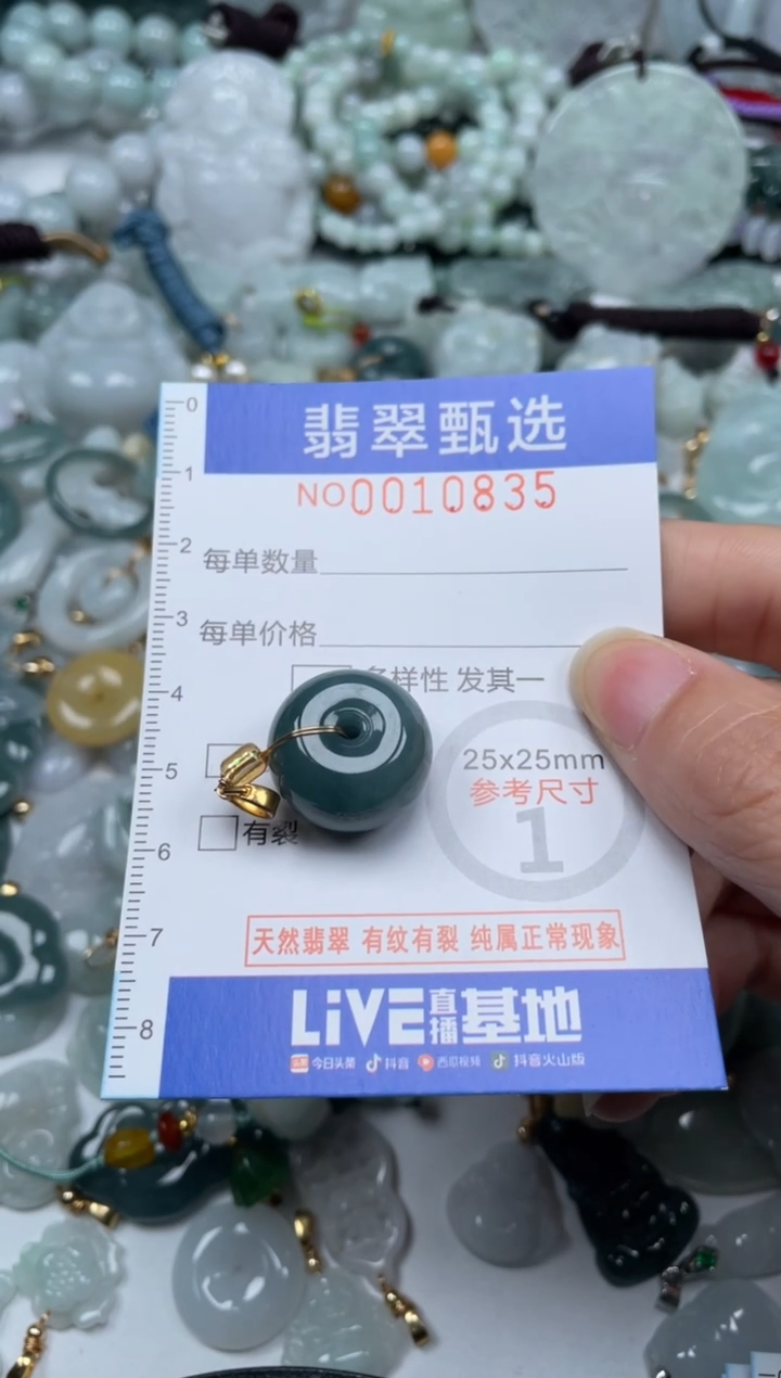 颈饰未镶嵌翡翠10835