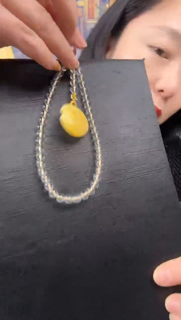 蜜蜡颈饰未镶嵌天然挂件