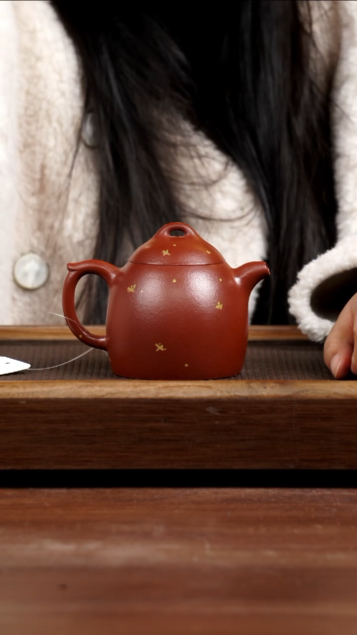 【闪购商品】紫砂茶壶红沉香秦权260CC