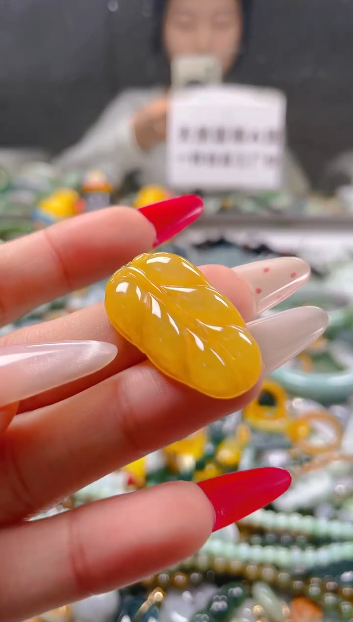 【闪购商品】翡翠颈饰未镶嵌/L/翡翠A货一图一物
