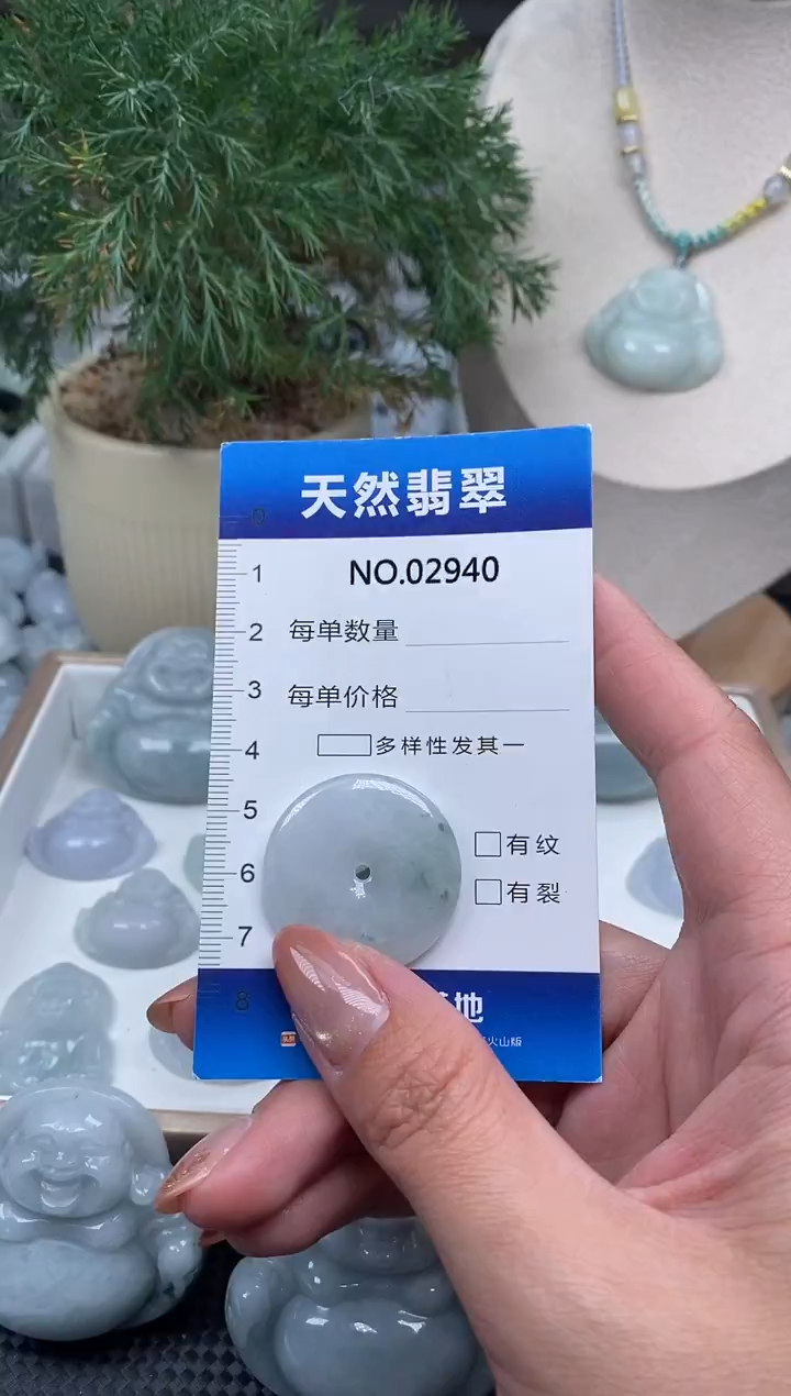 颈饰未镶嵌翡翠纯天然A货缅翡2940