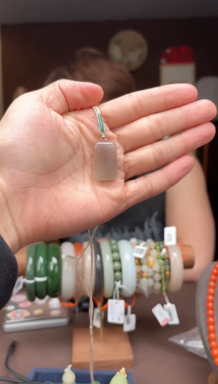 【闪购商品】和田玉AB113-未镶嵌无事牌