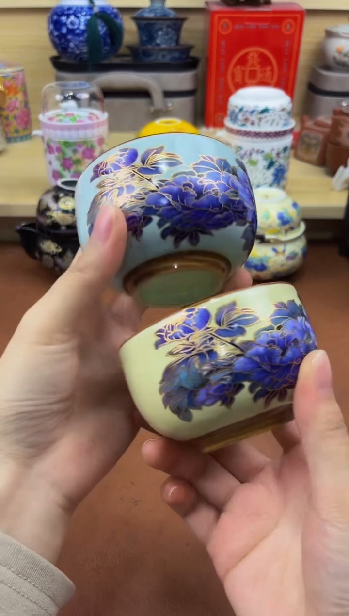 陶陶瓷茶具摆件旅行套组