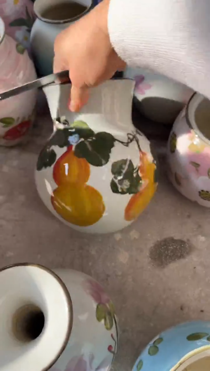 瓶瓷景德镇手绘花瓶