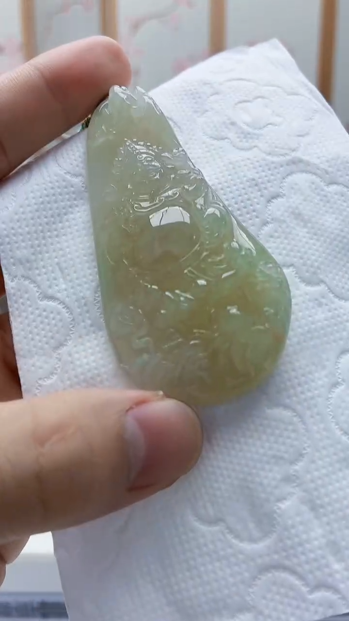 未镶嵌定制翡翠5167bb-毛货挂件94