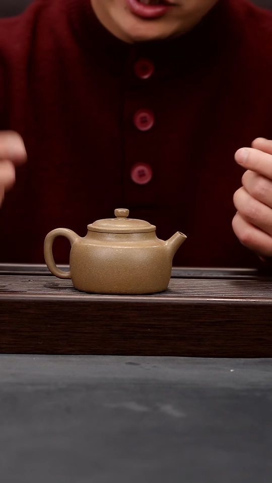 【闪购商品】紫砂茶壶梨皮泥全手平盖德钟（瑕疵）