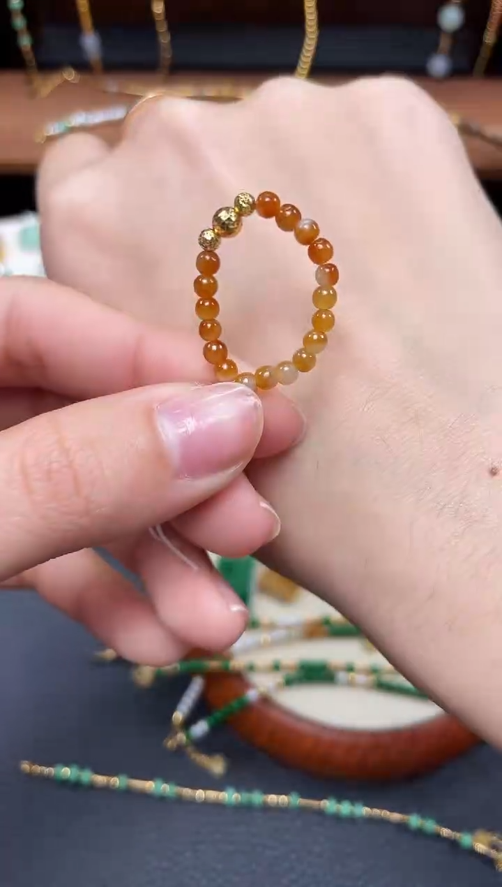 【闪购商品】翡翠戒指未镶嵌一个  JK301