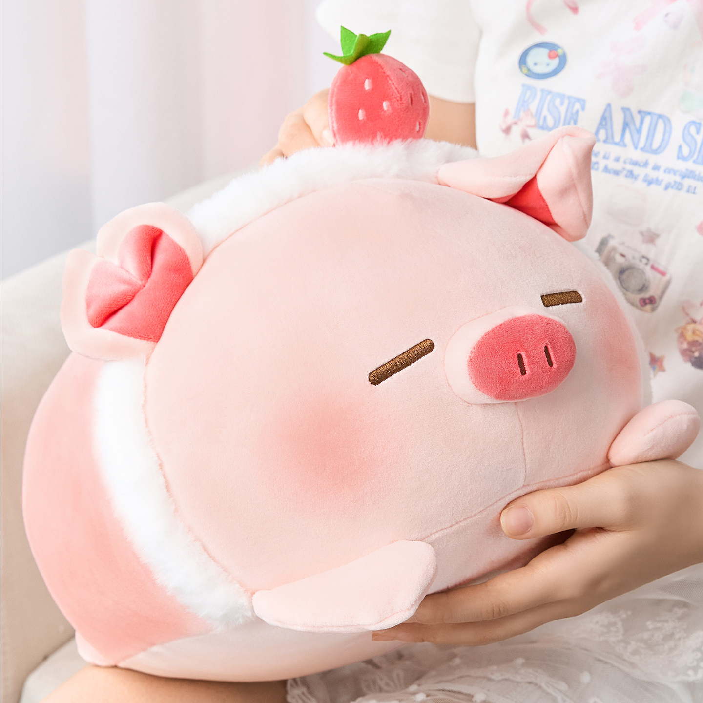 MINISO名创优品小猪玩偶可爱超萌毛绒公仔抱枕生日礼物送女生