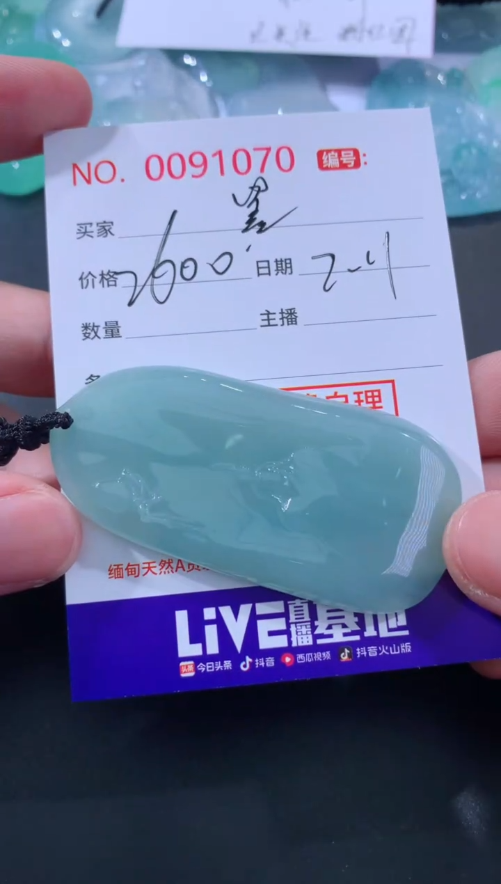 【闪购商品】翡翠颈饰未镶嵌墨