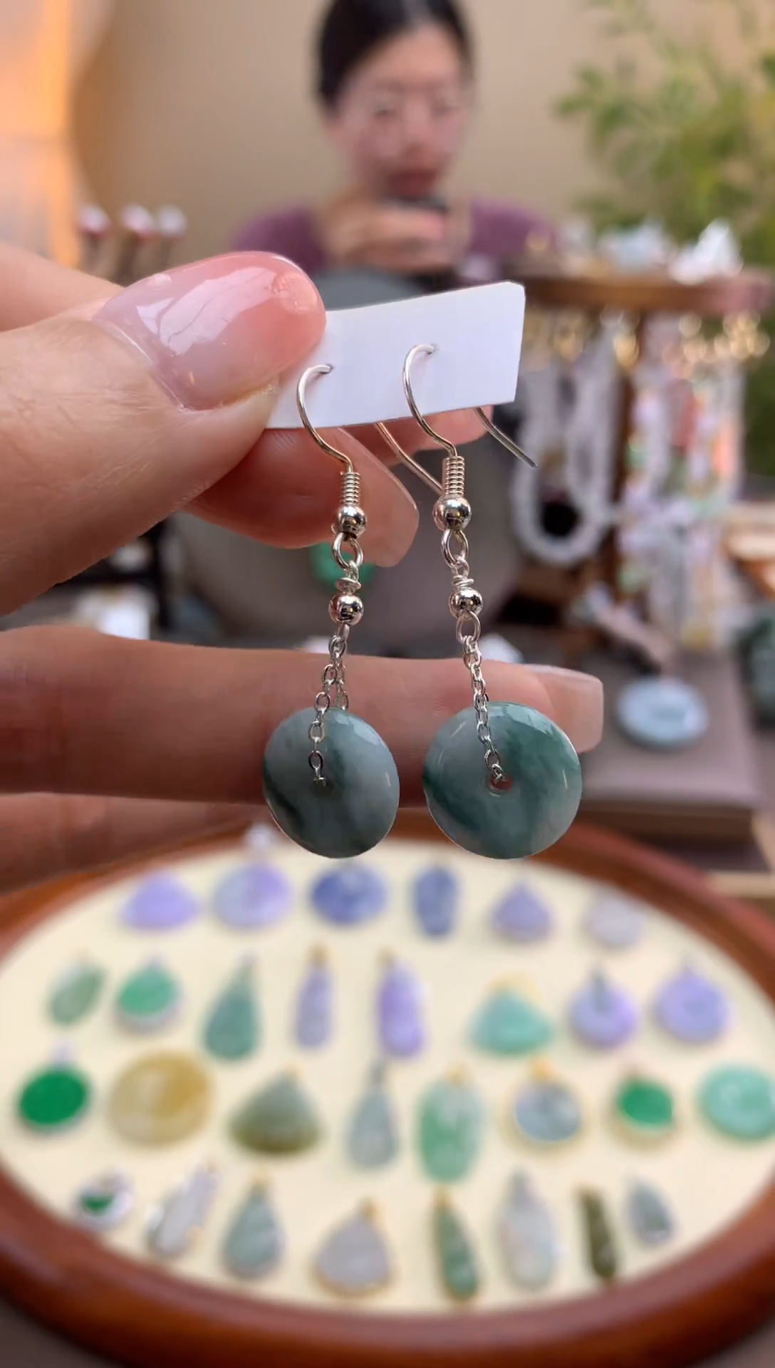 【闪购商品】翡翠颈饰未镶嵌耳饰