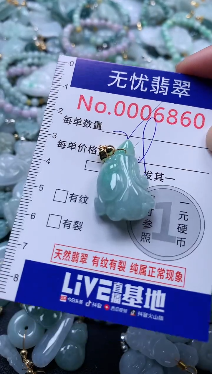 颈饰未镶嵌翡翠6860