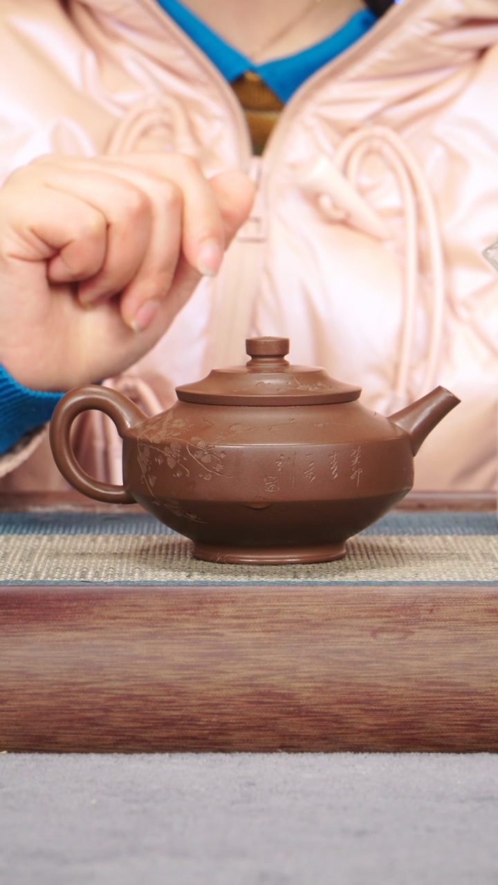 【闪购商品】紫砂茶壶底槽青 汉君2