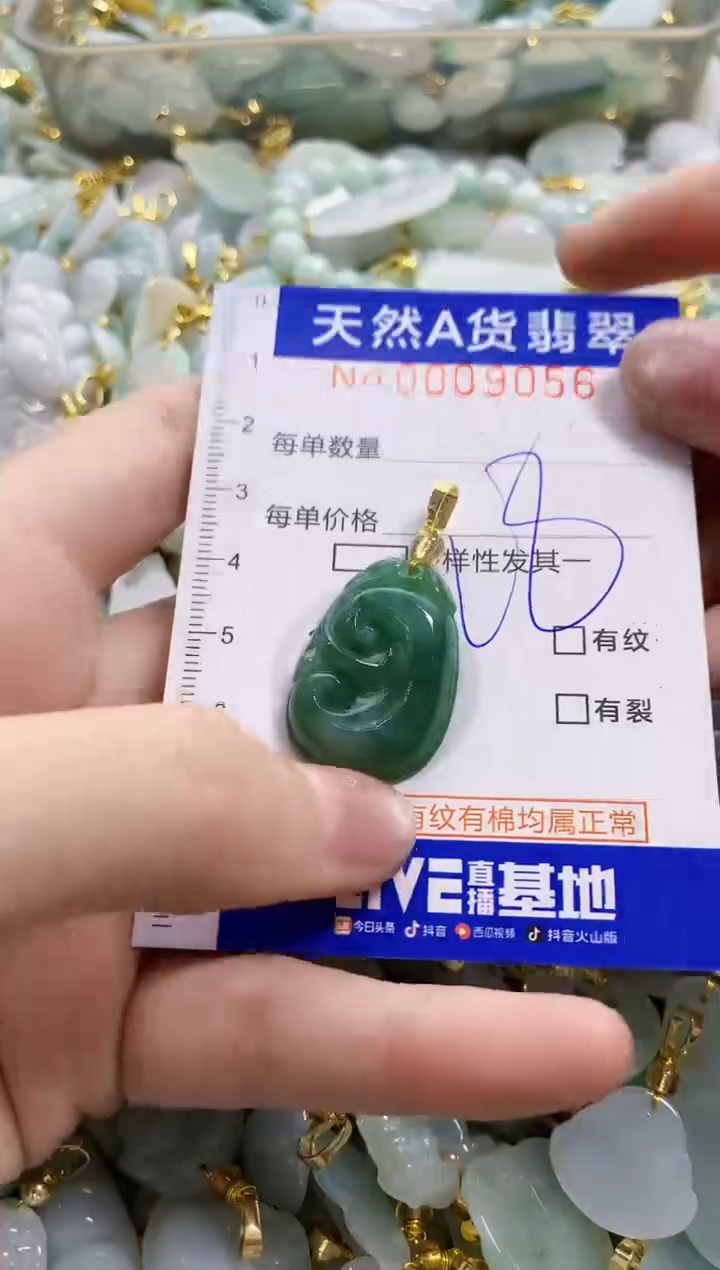 颈饰未镶嵌翡翠天然A货翡翠