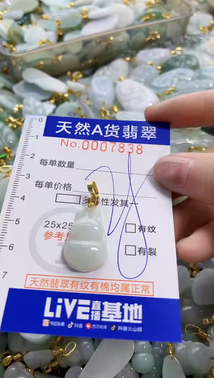 颈饰未镶嵌翡翠天然A货翡翠