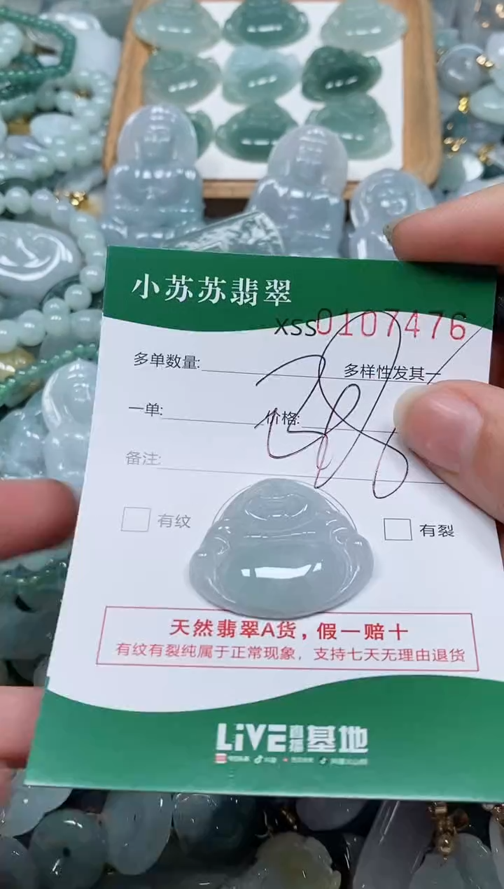 【闪购商品】翡翠颈饰未镶嵌闪购商品0107476