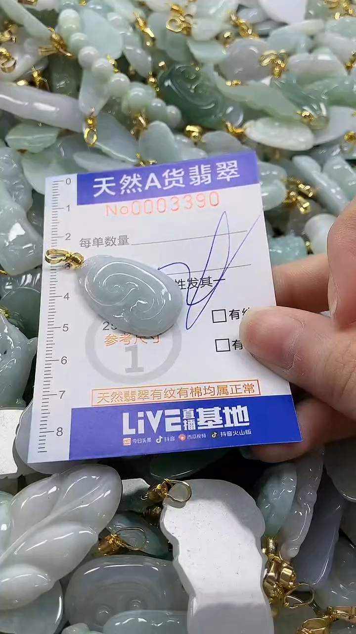颈饰未镶嵌翡翠纯天然a货翡翠