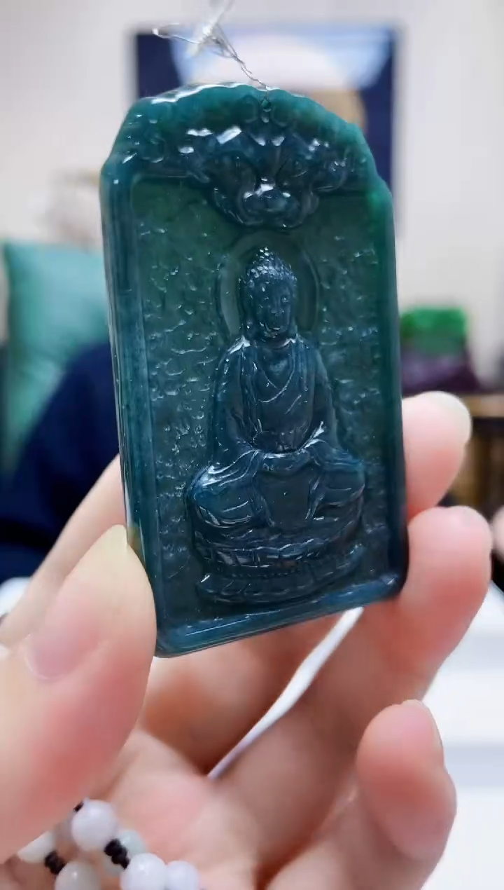 未镶嵌定制翡翠吊坠115