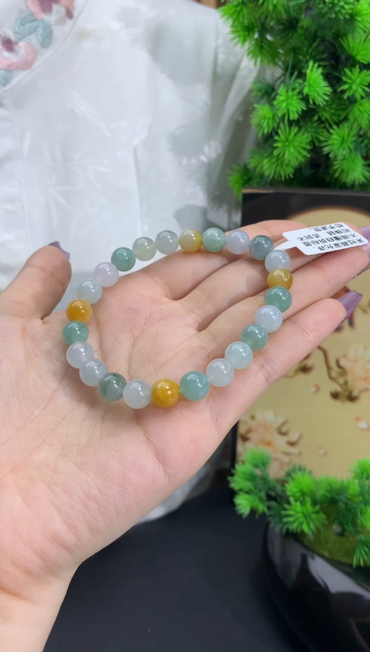 【闪购商品】未镶嵌翡翠手链卡7.9mm