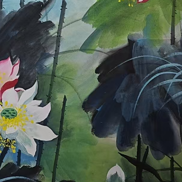 郑乐华手绘绘画作品-35