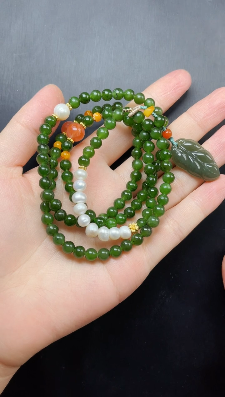 手串未镶嵌和田玉多圈手串06