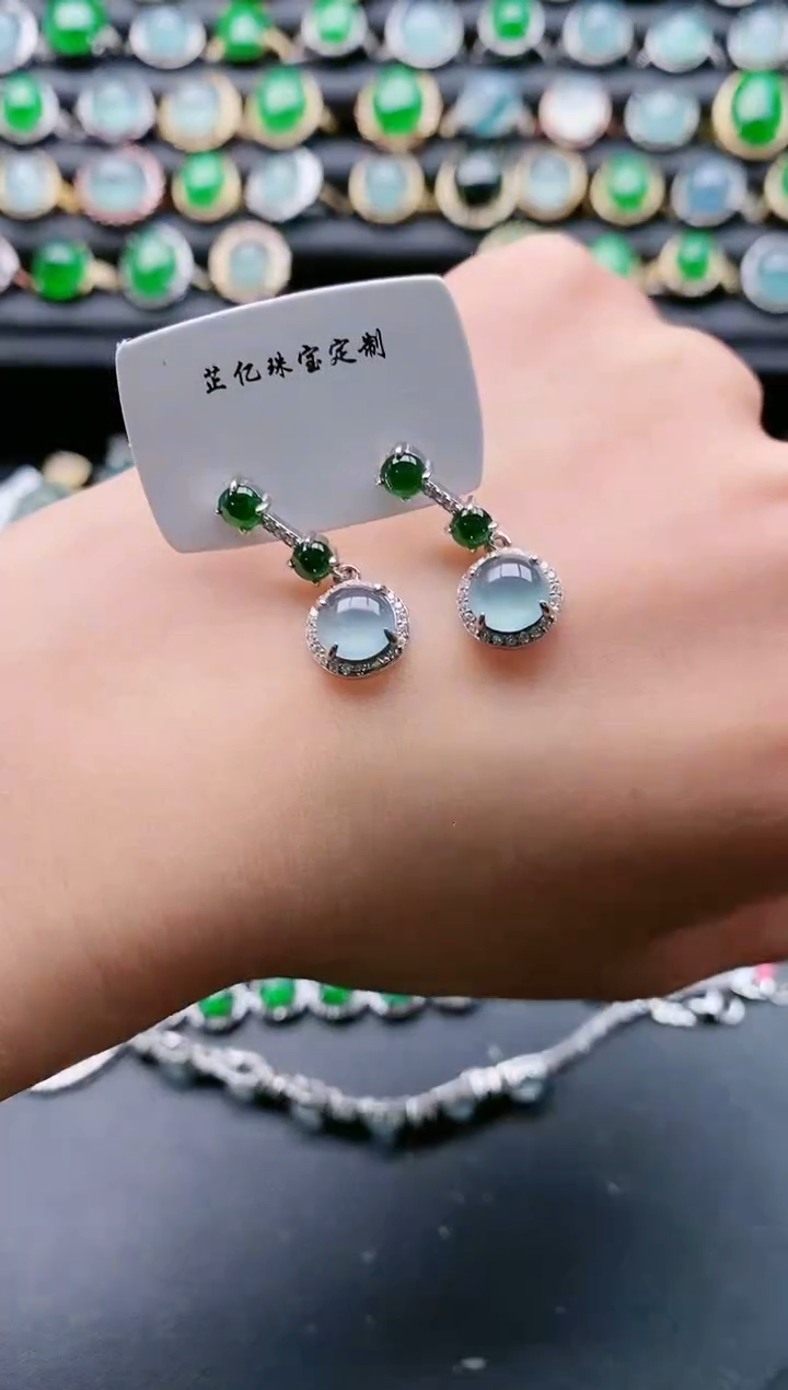 【闪购商品】翡翠戒指银S925镶嵌11111111